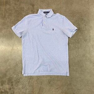 Polo Ralph Lauren Light Blue Polo Shirt Men's Medium Classic Fit